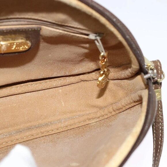 GUCCI GG Supreme Shoulder Bag PVC Beige Gold Auth 128434 - Picture 12 of 16